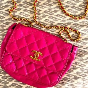 Pink Leather Bag